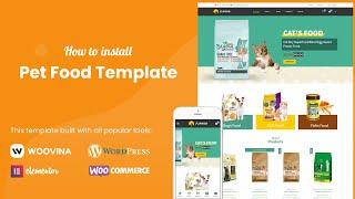 How to install Pet Food - Website Template for Pets and Vets Shop