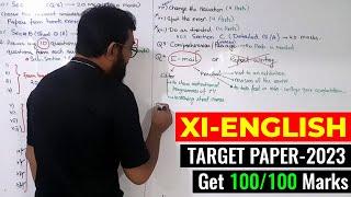 XI-English Target Paper 2023