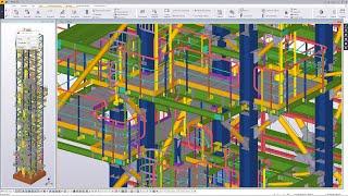 55 Topengineer.ru models. BIM Tekla Structures.