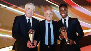 Vinícius Jr. and Carlo Ancelotti Honored at FIFA The Best Awards 2024 | Real Madrid’s Triumph