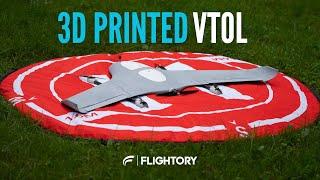 FLIGHTORY Super Stingray VTOL - 3D Printed UAV Flight Display