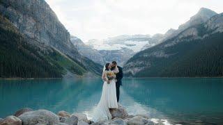 A Fall Wedding with Super 8 at Lake Louise | Sarah & Nathan