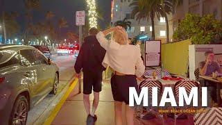 MAGICAL Christmas Nights on Miami Beach's Ocean Drive!