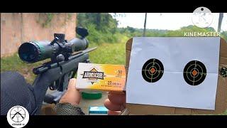 Rifle 8122- Munição Precision da Armscor à 50m...