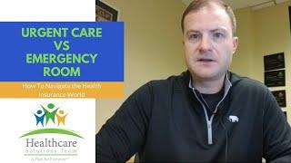 What's the difference between Urgent Care and Emergency Rooms?