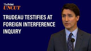 What Canadian PM Trudeau said at public inquiry into foreign interference| Full