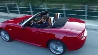 Fiat 124 Spider - Driving Video in the Country Trailer | AutoMotoTV