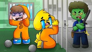 MIKECRACK AND SPARTA ARE LOCKED UP IN THE ZOMBIE PRISON!  MINECRAFT ROLEPLAY WITH MIKE AND RAPTOR