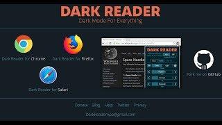 Dark Reader browser extension