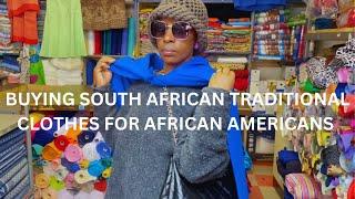 AMAZING | African Americans want to wear South African Traditional Clothes | South Africa Culture