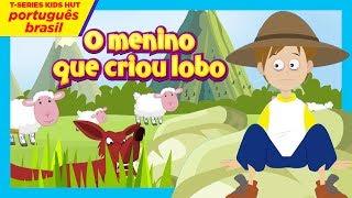 O menino que criou lobo - história infantil || nova história para crianças - história moral