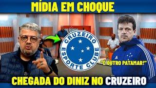 IMPRENSA FICOU ANIMADA COM FERNANDO DINIZ NO CRUZEIRO ! "É OUTRO PATAMAR" NOTICIAS DO CRUZEIRO HOJE