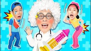  뚜악! 이상한 병원 등장?! 아뜨와 아차의 얼렁뚱땅 병원 탐험!  | 의사 선생님, 아파요 도와주세요! 병원 놀이 | 아뜨와 아차