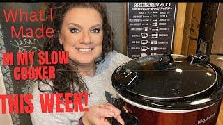 3 EASY AND DELICIOUS SLOW COOKER DINNERS! COMFORT FOOD TO THE MAX!!