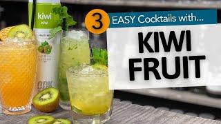 3 Kiwi Fruit Cocktail Recipes | Easy Cocktails to make at home | Drinkstuff