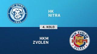 4. kolo: HK Nitra - HKM Zvolen 3:2 (HIGHLIGHTY)