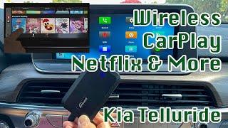 Wireless CarPlay, Netflix and More on Kia Telluride | Ottocast PICASOU 2 PRO CarPlay AI Box