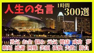 【先人の教え】人生の名言集 300選【心と体の休息タイム 1時間】