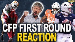 CFP First-Round Instant Reaction: Ohio State, Penn St & Texas Advance to the next round