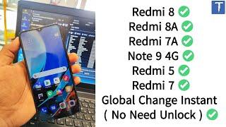 Redmi Note 9 4G ( Lime ) Without Bootloader Unlock Global Flash Instant 