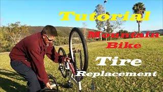 Tutorial /Mountain Bike Tire Replacement #mountainbiking #tutorial #biketirereplacement