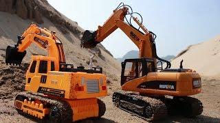 Trucks for children | Excavator videos for children | Diggers for children | Children toys