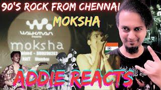 Moksha - Stay REACTION | 90s Rock from Chennai | Addie Reacts | #indianrock