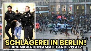 Massenschlägerei am Alexanderplatz!  Berlin wird unbewohnbar!￼