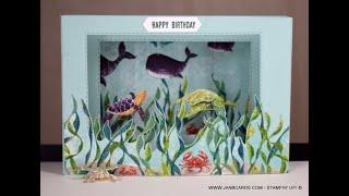 No.549 - Diorama Card - JanB UK Stampin' Up! Independent Demonstrator