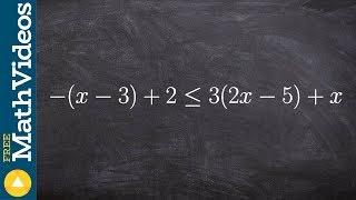 Solving and Graphing an inequality when the solution point is a decimal