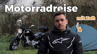 1000KM Solo Motorradreise in 4 Tagen durch Deutschland + Camping