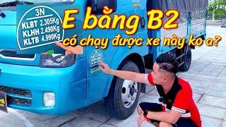 KIA K250 TỔNG TẢI trên 3 TẤN 5 bằng B2 có được chạy không?Liệu rằng KIA K250 có tốt hơn K165 máy cơ?