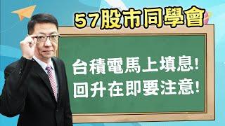 2024/12/12 【57股市同學會】蕭又銘 台積電馬上填息! 回升在即要注意!