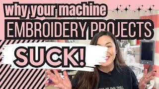 IS MACHINE EMBROIDERY HARD? MACHINE EMBROIDERY HOOPS, STABILIZERS, NEEDLES, EMBROIDERED SWEATSHIRTS