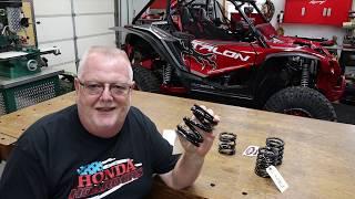 Honda Talon 1000X Bandit UTV tender spring install