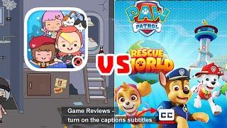 Miga Apartment vs PAW Patrol Rescue World | Games for Kids