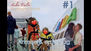 Aida Perla | Norwegen Fjorde mit Kindern | VLOG | Anreise #1