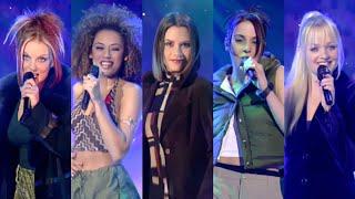 Spice Girls - 2 Become 1 (Live at The National Lottery 1996) • 4K