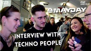 Interview with techno people from Germany. MAYDAY Dortmund 2022. Rave Unicorns