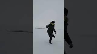 Shuffle на снежном поле
