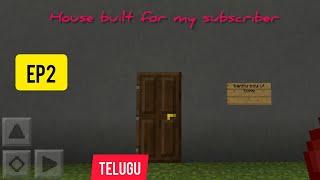 Mr varun gaming built a House in Minecraft for my subscribe er