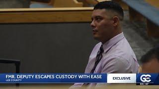 Former Lee County deputy escapes from jail