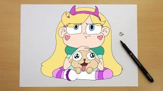 How to draw Star Butterfly || Step by step || Star vs the forces of Evil