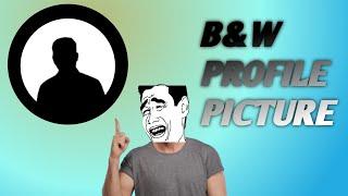 Dark Black & White Photo Editing Tutorial | Photo Editing in PixelLab | Profile Photo Edit 