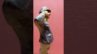 Статуэтка бравый солдат Швейк фигурка чугун Куса СССР Касли  statuette bravery soldier Svejk