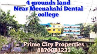 4 Grounds Land Sale in Alapakkam, Chennai  1388  #approved #landsale #maduravoyal #Nr Meenakshi clg