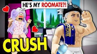 MY CRUSH BECAME MY ROOMMATE - A Roblox Movie