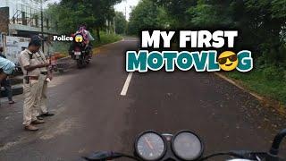 My first motovlog || police walo ne pakad liya