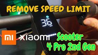 Remove Speed Limit on Xiaomi Scooter Pro 4 gen 2 (HACK)