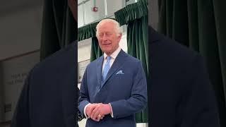 Excited pupils sing Happy Birthday to King Charles